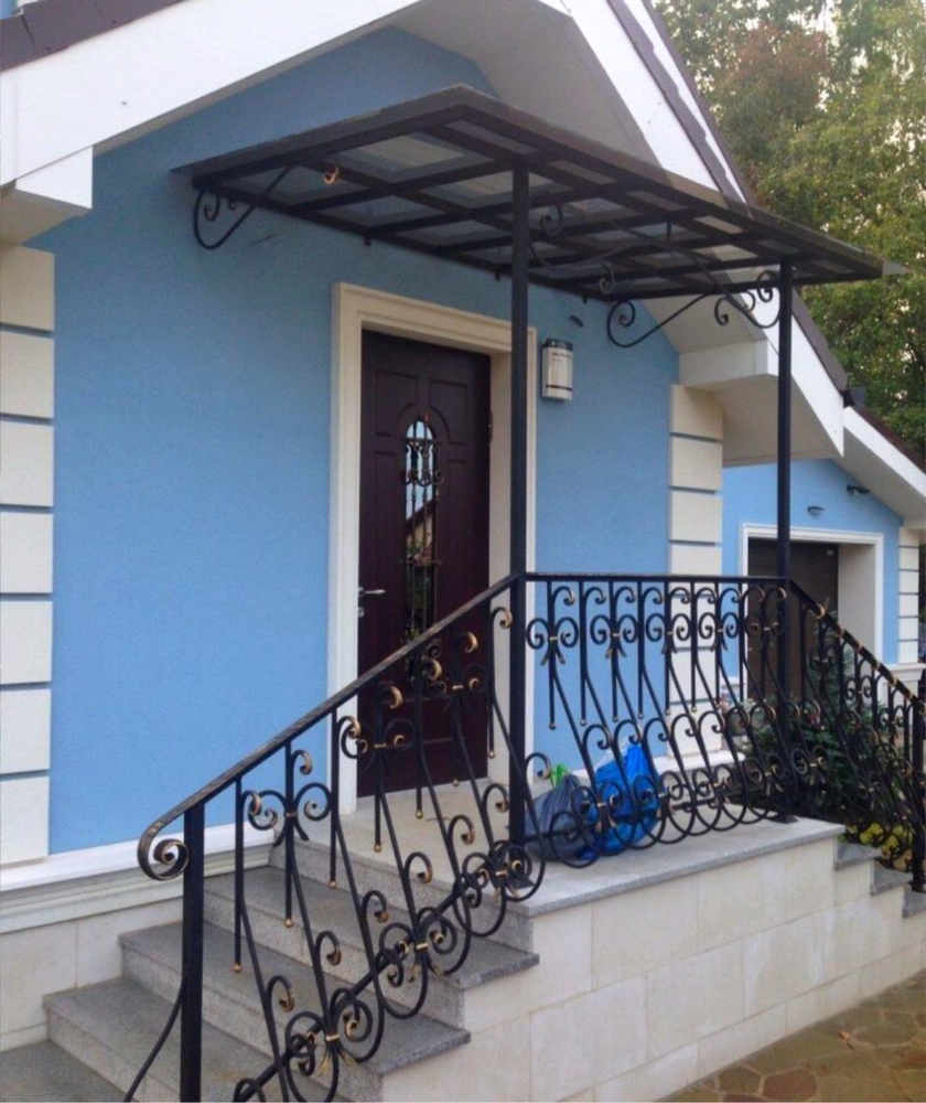 Навес для бассейна из поликарбоната